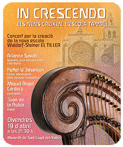 Cants dels Sud i del Nord. Concert ben�fic per a la creaci� de la nova escola Waldorf El Til�ler