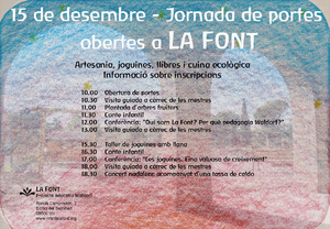 Portes obertes a l'Associaci� La Font. Pedagogia Waldorf a Vic