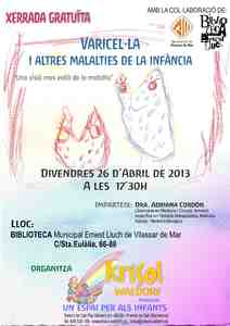 Varicel�la i altres malalties de la inf�ncia. Xerrada gratu�ta a Krisol, Vilassar de Mar